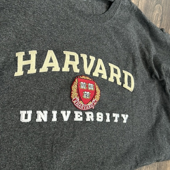 NWOT Champion HARVARD UNIVERSITY shirt with felt lettering Size 3XL - Picture 3 of 10